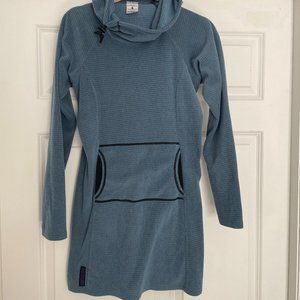Melanzana Microgrid Dress - Blue